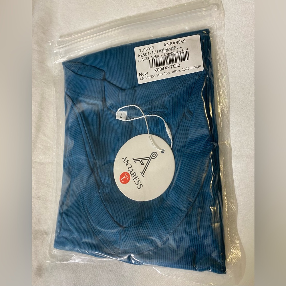 NWT Anrabess V-Neck Ribbed Knit Tank Top - Picture 13 of 16